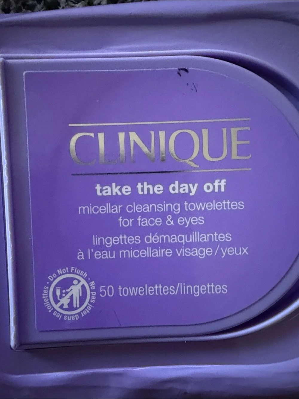 Clinique Lavender Micellar Cleansing Towelettes Pack